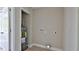 Utility room with water heater and connections for a washer and dryer at 709 Cedar St, Daytona Beach, FL 32114