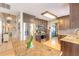 Stylish kitchen with granite countertops, stainless steel appliances, and dark wood cabinetry at 811 Smokerise Blvd, Port Orange, FL 32127