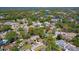 An aerial view of a cozy home near community amenities in a lush, green neighborhood at 912 Tree Garden Dr, Port Orange, FL 32127
