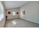 Clean and modern bedroom with a neutral color scheme at 912 Tree Garden Dr, Port Orange, FL 32127