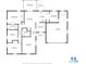 Detailed floor plan of the house layout at 912 Tree Garden Dr, Port Orange, FL 32127