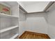 Spacious closet with built-in shelving units at 1227 Baypoint Ct, Longwood, FL 32750