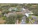 Overhead view of the community clubhouse, showcasing the entrance and well-manicured landscaping at 1684 Victoria Gardens Dr, Deland, FL 32724