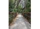 Scenic view of a walking bridge surrounded by lush greenery and trees draped with Spanish moss at 190 Hickory Woods Ct # 15C, Deltona, FL 32725