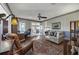 Cozy living room with a desk area, comfortable seating, and views to another room at 2149 Hontoon Rd, Deland, FL 32720