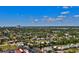 Serene aerial view of a charming neighborhood with a tranquil lake backdrop at 2200 N Atlantic Ave # 1201, Daytona Beach, FL 32118