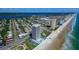 Stunning aerial view of beachfront condo near the ocean and waterfront at 2200 N Atlantic Ave # 1201, Daytona Beach, FL 32118