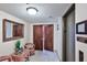 Relaxing lobby area decorated with comfortable seating, decor and elevator access at 2200 N Atlantic Ave # 1201, Daytona Beach, FL 32118