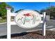 Welcome to Ashley Woods sign at the entrance of the community at 2301 Angel Fish Loop, Leesburg, FL 34748
