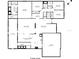 Layout of the home showcasing the arrangement of rooms, including the kitchen, bedrooms, and garage at 2301 Angel Fish Loop, Leesburg, FL 34748
