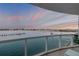 Balcony view overlooking the waterfront, docks and city skyline at 241 Riverside Dr # 601, Daytona Beach, FL 32117