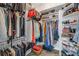 A spacious walk-in closet features custom shelving and storage solutions at 241 Riverside Dr # 601, Daytona Beach, FL 32117