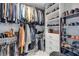 The walk-in closet offers storage for both clothing and shoes at 241 Riverside Dr # 601, Daytona Beach, FL 32117