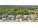 Beautiful aerial view showing houses among stunning nature preserves at 2454 Hyatt Creek Ln, Port Orange, FL 32128
