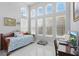 Bright bedroom with multiple windows, modern roller shades, and ample natural light at 2454 Hyatt Creek Ln, Port Orange, FL 32128