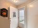 Inviting entryway with a coastal-themed decor creates a welcoming ambiance upon arrival at 2480 Ocean Shore Blvd # 120, Ormond Beach, FL 32176