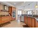 Well-equipped kitchen features stainless steel appliances, granite countertops, and ample cabinet space at 2515 S Atlantic Ave # 509, Daytona Beach, FL 32118