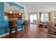 Stylish living area with bar seating and stainless appliances offers a modern design and ocean views at 2515 S Atlantic Ave # 509, Daytona Beach, FL 32118