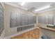 Clean and well-maintained mail room with individual mailboxes and counter space at 2515 S Atlantic Ave # 509, Daytona Beach, FL 32118