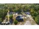 Overhead aerial shot of a home featuring a screened porch and well-maintained grounds at 2530 Leonard Dr, Deltona, FL 32725