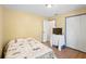 Cozy bedroom with closet and TV at 2530 Leonard Dr, Deltona, FL 32725