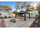 Spacious backyard with a fire pit and gazebo; a perfect place for gathering at 3005 Garden Rd, Eustis, FL 32726