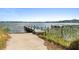 Concrete boat ramp into the lake provides easy access for boating activities, complemented by grassy shores and serene views at 3005 Garden Rd, Eustis, FL 32726