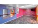 Bright studio with unique paint colors and wood-look floors, ready for your personal touch at 3005 Garden Rd, Eustis, FL 32726