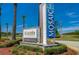 Bayberry Lakes' Florida Tennis Center sign with appealing stacked stone detail and the Mosaic community entrance at 418 Aquamarine Way, Daytona Beach, FL 32124