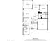 Detailed floor plan showcasing the layout of the home, including the kitchen, bedrooms, and screened porch at 418 Aquamarine Way, Daytona Beach, FL 32124