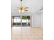 Back lanai featuring sliding glass doors for indoor-outdoor living and tile floors at 484 Sherwood Oaks Rd, Orange City, FL 32763
