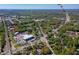 Aerial view showing proximity to local amenities, boat storage, and scenic natural surroundings at 501 Powers Ave, Port Orange, FL 32127