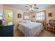 Bright bedroom with neutral walls, cozy carpet, and great lighting at 501 Powers Ave, Port Orange, FL 32127