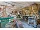 This functional workshop has diverse woodworking machinery, dust collection, and storage space for an artisan's needs at 501 Powers Ave, Port Orange, FL 32127