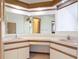 Bathroom with double sinks and a vanity area at 509 Lake Bridge Dr, Ormond Beach, FL 32174