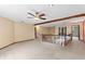 Spacious loft featuring carpet and wood beams, perfect for entertaining at 7 Appaloosa Trl, Ormond Beach, FL 32174