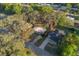 Aerial view of the property highlighting its location on a serene residential street at 782 Valencia Ave, Orange City, FL 32763