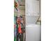 Stackable washer and dryer in a laundry closet at 120 Hibiscus Woods Ct # 2A, Deltona, FL 32725