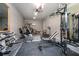 Home gym features a variety of modern exercise equipment and padded flooring for comfort at 125 Smyrna Dr, Debary, FL 32713