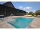Sparkling pool featuring a modern design, perfect for relaxation and entertaining at 125 Smyrna Dr, Debary, FL 32713