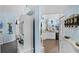Bright kitchen features white cabinets, modern appliances, and hardwood floors at 13944 Huntwick Dr, Orlando, FL 32837
