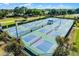 Outdoor pickleball courts, providing ample space for friendly matches and recreational activities within the community at 13944 Huntwick Dr, Orlando, FL 32837