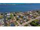 Aerial shot highlighting the home's desirable location within a beautiful waterfront community at 150 Nautical Dr, South Daytona, FL 32119