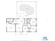 Detailed floor plan showcasing the layout of the home, including the swimming pool and screened porch at 150 Nautical Dr, South Daytona, FL 32119
