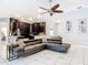 Open-concept design seamlessly connects kitchen and living area, perfect for modern living at 1578 Stone Trl, Deltona, FL 32725