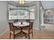Inviting kitchen nook with table and chairs overlooking the pool area, perfect for casual dining at 1933 Oak Estates Dr, Orange City, FL 32763