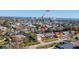 Aerial view of property and neighborhood, close to A1A and buildings by the ocean at 219 Lynnhurst Dr, Ormond Beach, FL 32176