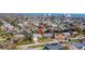 A high aerial shot captures a residential area home among many neighborhood homes at 219 Lynnhurst Dr, Ormond Beach, FL 32176