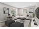 Bright living room with neutral walls, modern decor, and ample natural light at 2524 Anastasia Dr, South Daytona, FL 32119