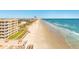 Breathtaking aerial view of the beautiful coastline and beachfront condominium at 2855 S Atlantic Ave # 303, Daytona Beach Shores, FL 32118